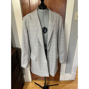 Women's‎ Nine West XXL Plaid Blazer – EUC